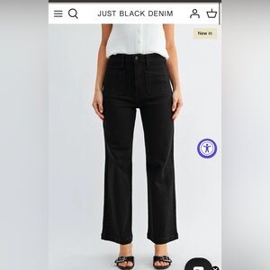Just Black Women's Sailor Pocket Black Jeans S26